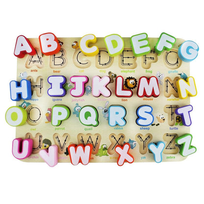 Alphabet Puzzle Wooden Letters Abc