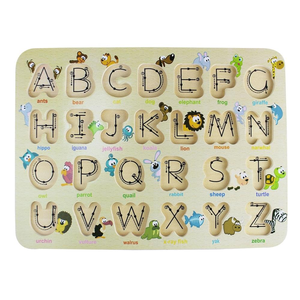 Alphabet Puzzle Wooden Letters Abc