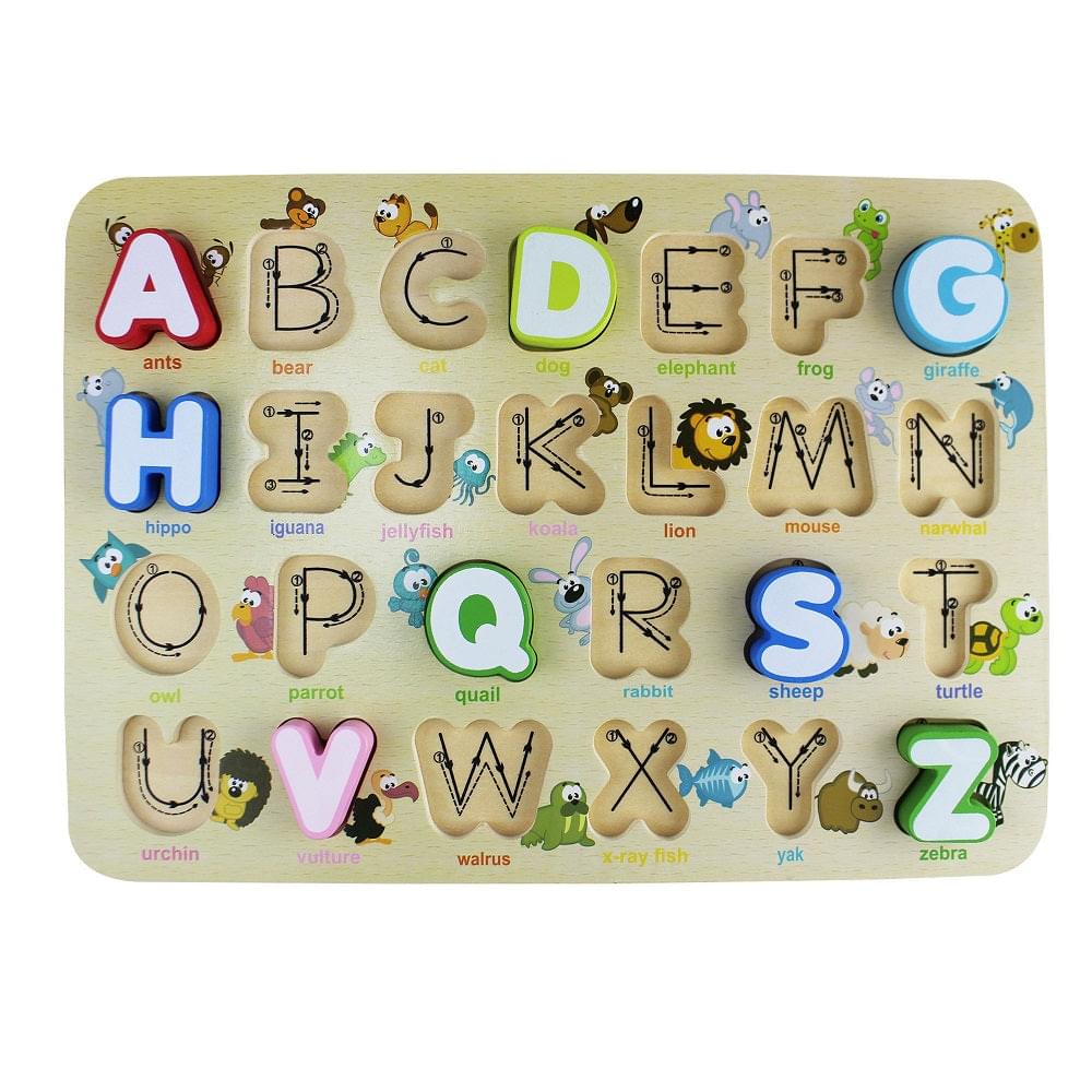 Alphabet Puzzle Wooden Letters Abc