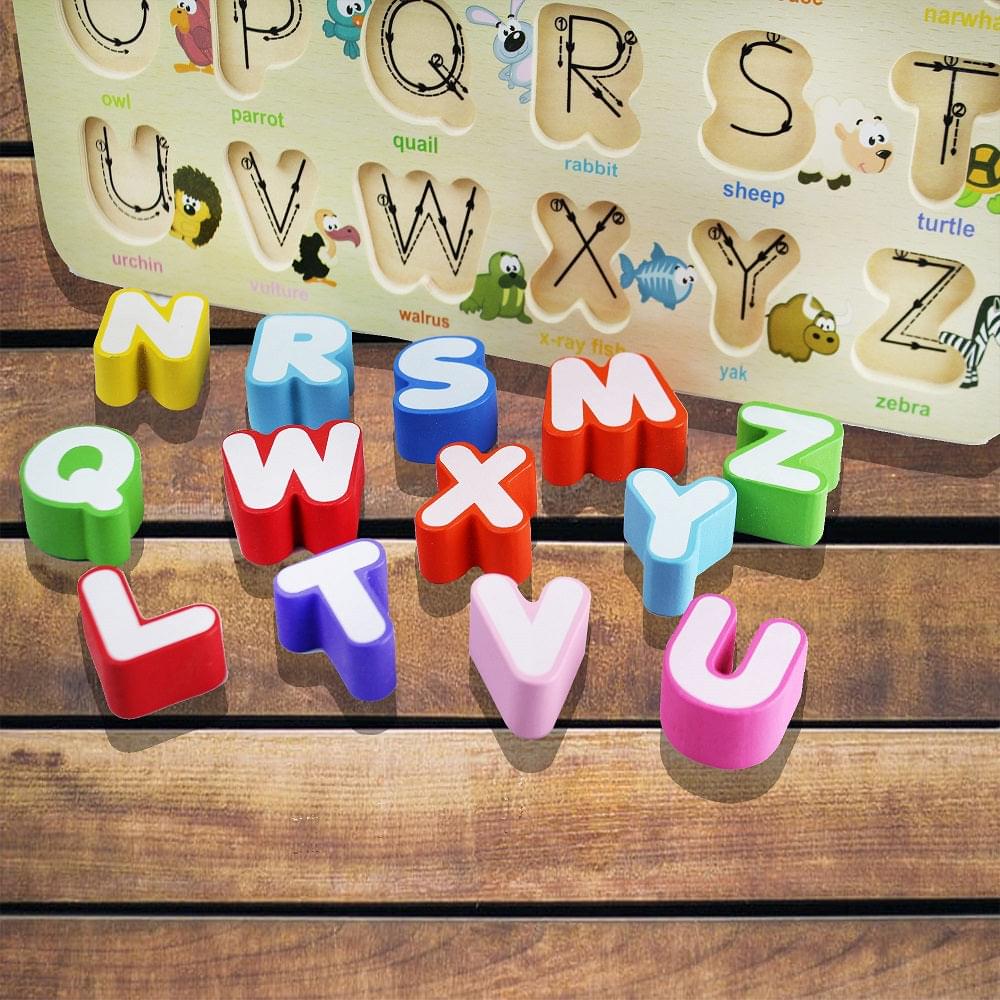 Alphabet Puzzle Wooden Letters Abc